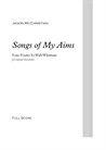Songs of My Aims - for Soprano and Piano