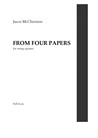 From Four Papers - for String Quartet